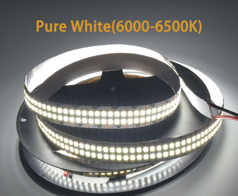 12V 2835LED DOUBLE ROW STRIP LIGHT 480LEDS/METER 12V2835 LOW VOLTAGE HIGH BRIGHTNESS STRIP LIGHT 5M (16.4FT)  2835STRIP LIGHTSS