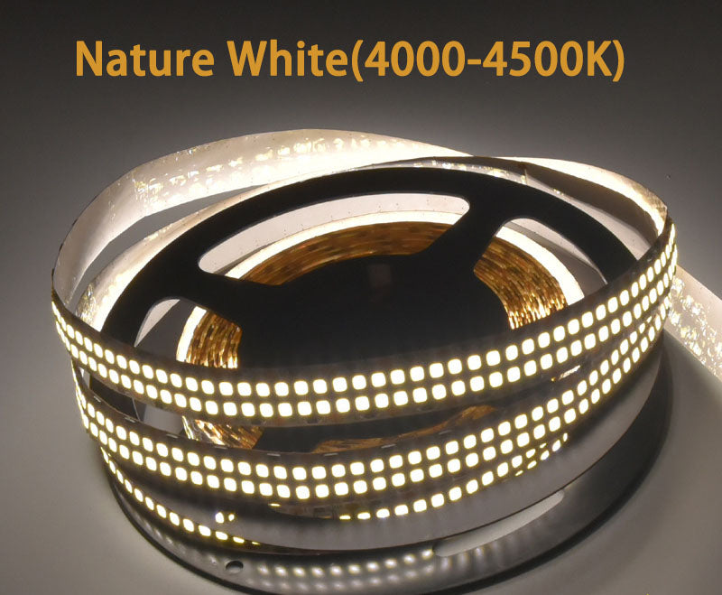 12V 2835LED DOUBLE ROW STRIP LIGHT 480LEDS/METER 12V2835 LOW VOLTAGE HIGH BRIGHTNESS STRIP LIGHT 5M (16.4FT)  2835STRIP LIGHTSS