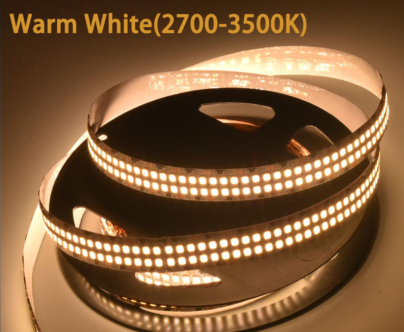 12V 2835LED DOUBLE ROW STRIP LIGHT 480LEDS/METER 12V2835 LOW VOLTAGE HIGH BRIGHTNESS STRIP LIGHT 5M (16.4FT)  2835STRIP LIGHTSS