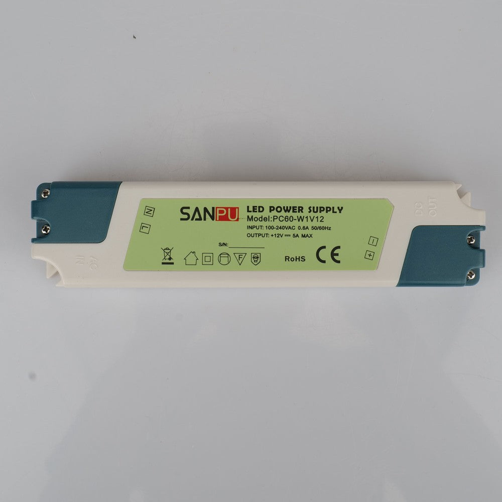 12V 5A LED POWER SUPPLIES 60 WATT LED POWER SUPPLY WATERPROOF IP67 FOR LED STRIPS LED LIGHT