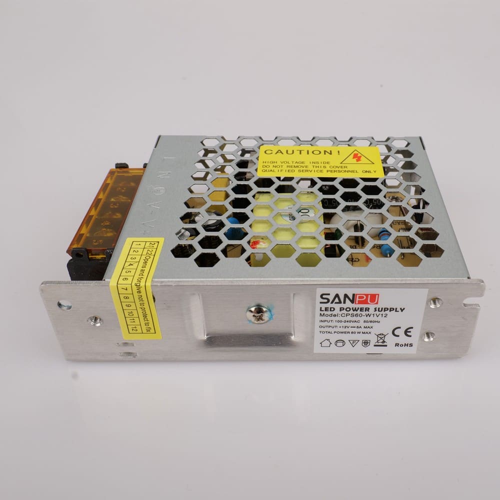 12V 5A LED POWER SUPPLIES 60 WATT LED POWER SUPPLY FOR LED STRIPS LED LIGHTING