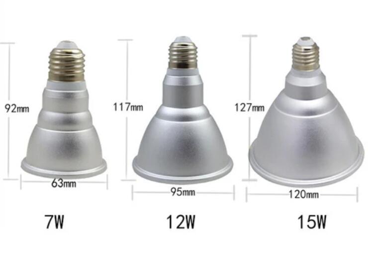 Outdoor PAR30 LED Light Bulb 12W 800Lumen (80W Equivalent) 120-degree Flood Beam E27/E26 Non-Dimmable Waterproof IP65 Par Light