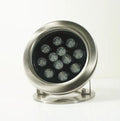 4 Pack 12W LED Under Water Light, Stainless Steel Housing, 168mm in Diameter, Single Color DC24V, IP68 Waterproof Fountain Light