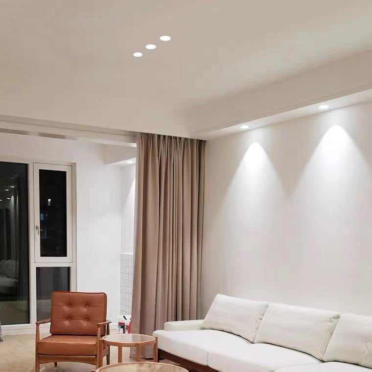 12W Spotlight Led Embedded High Color Rendering Deep Anti-glare Narrow Frame Wall Washer Without Main Light Downlight