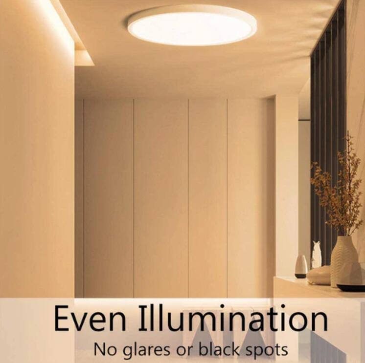 2 Pack 12 Inch Modern LED Ceiling Light Flush Mount 24W Kitchen Bedroom Bathroom Lamp