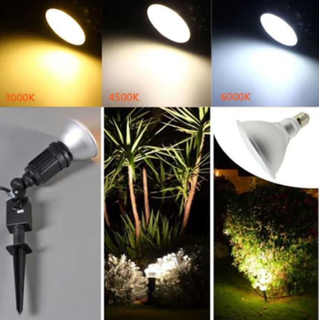 Outdoor PAR38 LED Light Bulb 15W 1110Lumen (100W Equivalent) 120-degree Flood Beam E27/E26 Non-Dimmable Waterproof IP65 Par Light