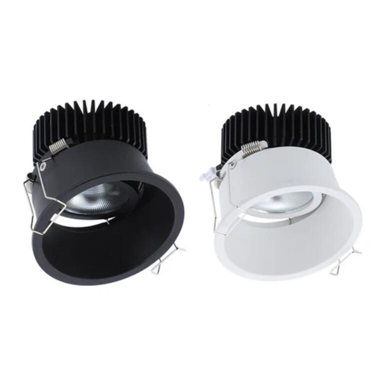 3Watt 55mm (2.17'') Cutout COB LED Ceiling Light, Anti-Glare Tilt LED Spotlight Twist LED Recessed Downlight, Spotlight Kit