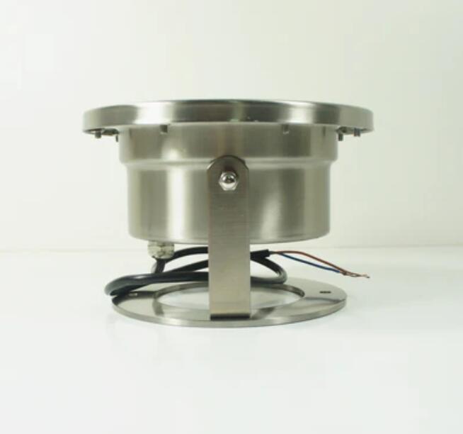 4 Pack 18W LED Under Water Light, Stainless Steel Housing, 190mm in Diameter, Single Color DC24V, IP68 Waterproof Fountain Light