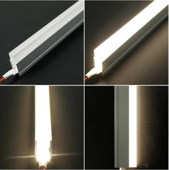 5Pack 3.3FT/1M Crystal Aluminum Channel w/ Acrylic Frosted Covers for LED Strip Lights Installation