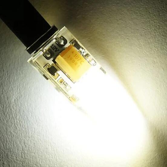 10 Pack G4 LED Light Bulb Bi-Pin Silicon Encapsulation 12V 2.5 W 1508 COB LEDs CRI>80 230-250Lumen 25W Equivalent