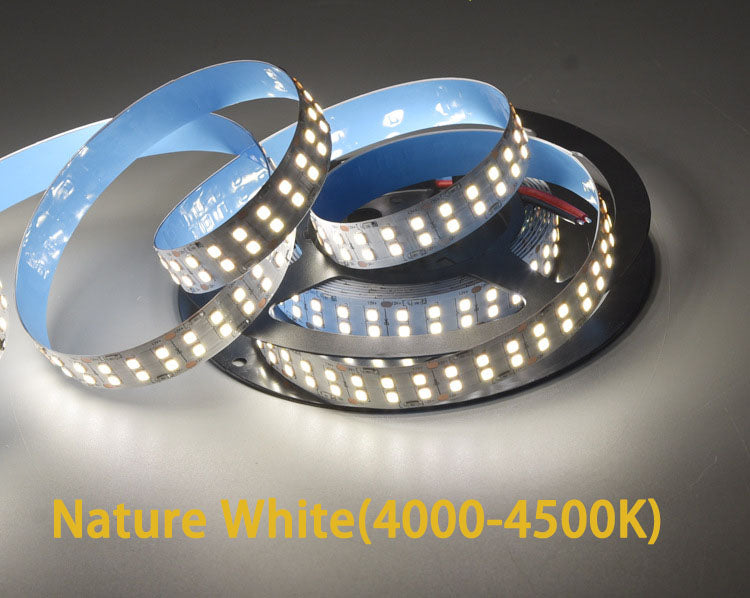 12V 2835LED DOUBLE ROW STRIP LIGHT 240LEDS/METER 12V2835 LOW VOLTAGE HIGH BRIGHTNESS STRIP LIGHT 5M (16.4FT)  2835STRIP LIGHTSS