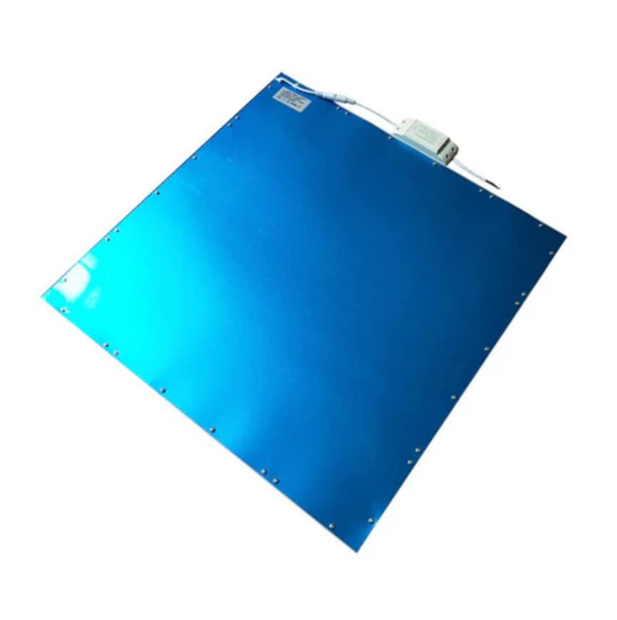 2'x2' (595x595mm) 40W LED Panel Light in 0.39'' (10mm) Thick White Trim Flat Sheet Panel Lighting Board Super Bright Ultra Thin Glare-Free