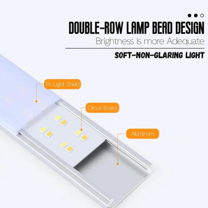 2Pack Under Cabinet Lights, LED Closet Lights Wireless Magnetic Motion Sensor Activated Light Bar Indoor Rechargeable Battery Operated Stick on Under Counter Lights for Kitchen Stairs Hallway