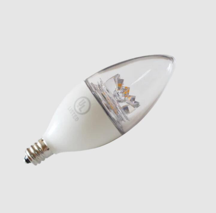 UL CUL Approved 3.5W 300 Lumen LED Candle Light Bulb Dimmable 2700K Warm White Color in E12 Edison Screw Base, 40 Watt Incandescent Lamp Equivalent