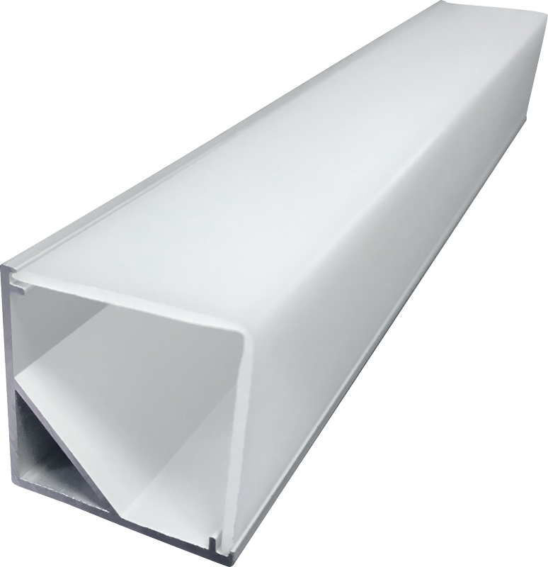 3030 Corner Light Cabinet Light Shelf Light 45 Degree V Type Right Angle Mask Triangle Line Light Shell Kit