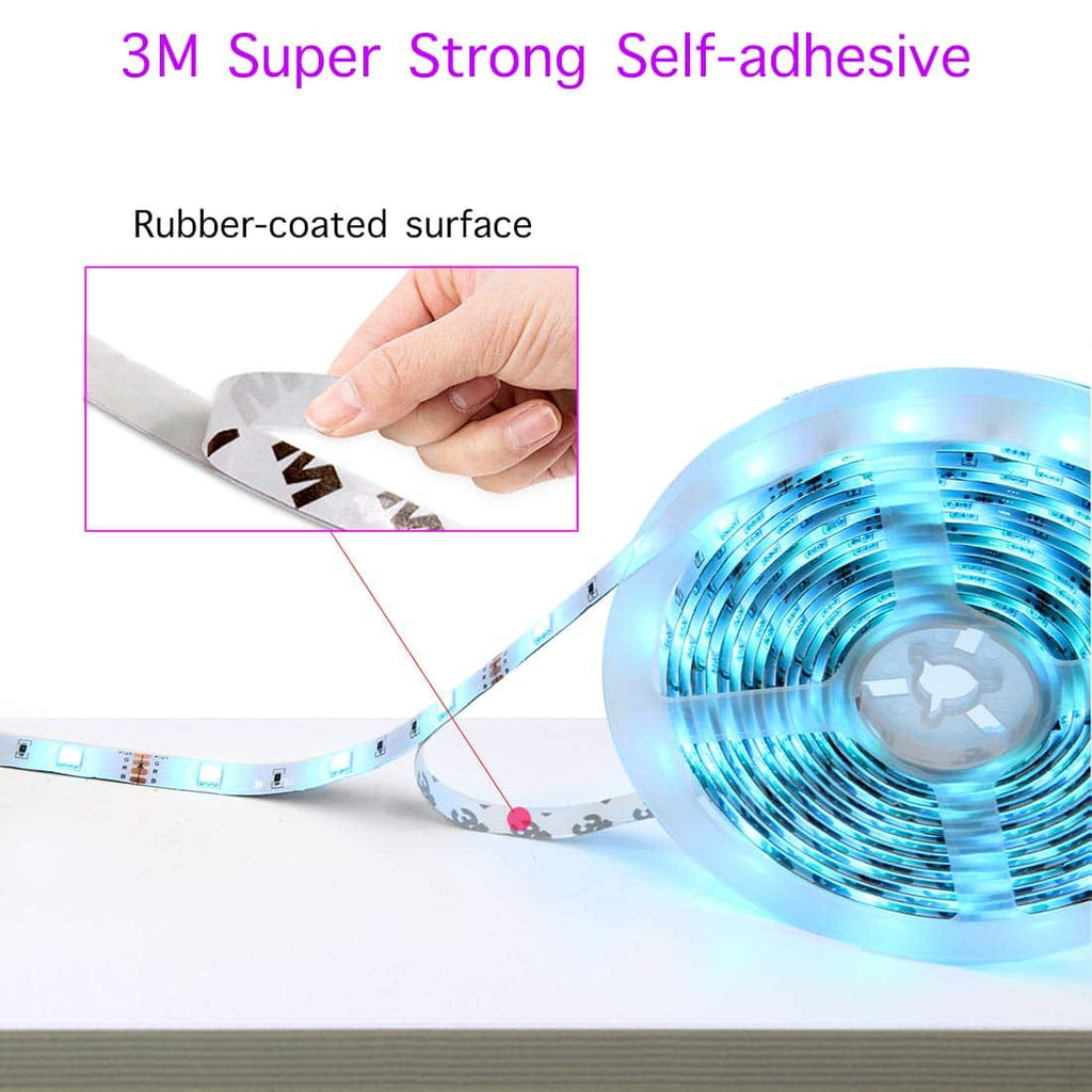 32.8ft Led Lights RGB Led Strip Lights Color Changing Lights with 44 Keys Remote,1 Roll of 32.8ft