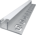 3313 edge-sealing embedded gypsum lace pre-embedded corner line lamp hard light strip shell aluminum groove