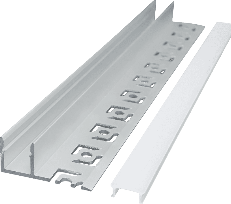 3313 edge-sealing embedded gypsum lace pre-embedded corner line lamp hard light strip shell aluminum groove