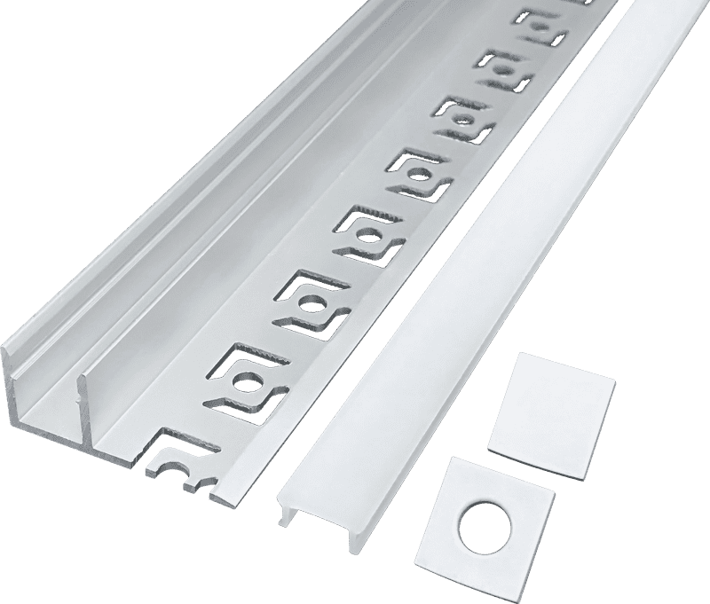 3313 edge-sealing embedded gypsum lace pre-embedded corner line lamp hard light strip shell aluminum groove