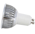 4Pack 3W(3x1W) 120V/220V AC LED Spotlight GU10 Bi-Pin Base LED Light Bulb Aluminum Housing 30° Beam Angle