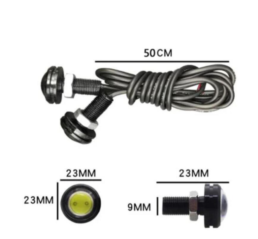 10x3W High Power LED Daytime Running Light Kit