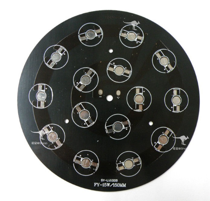 15W 15LED High Power Aluminum Plate Diameter 150mm