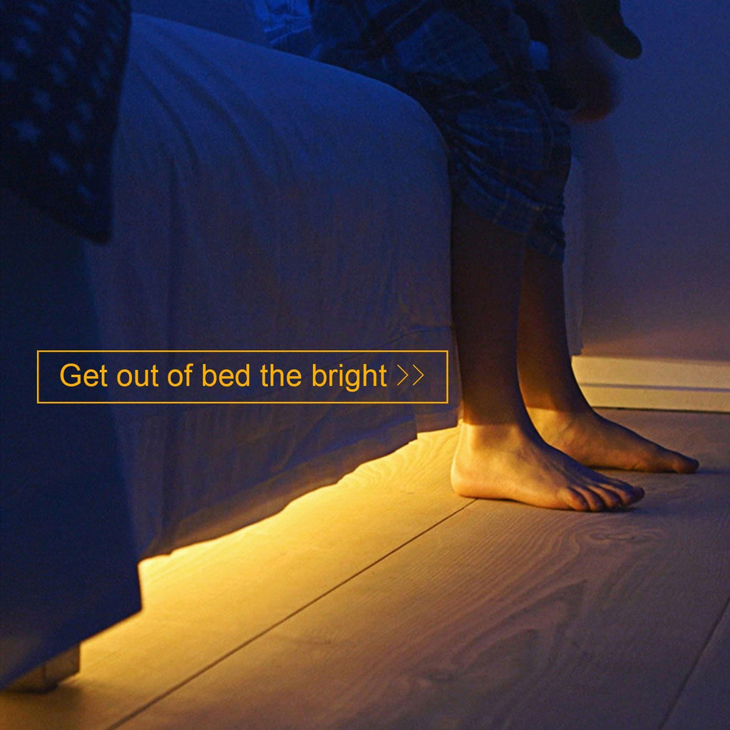 Motion Activated  LED Bed Light Automatic Strip Lighting Kit(Double Bed Kit)