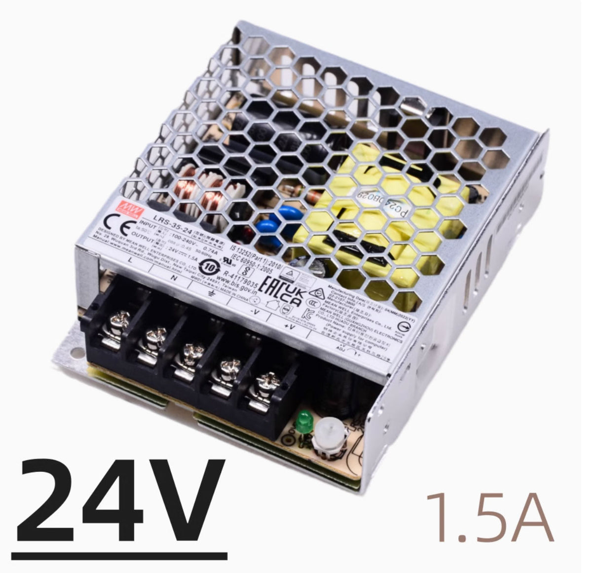 10 PCS. LED DRIVER FOR LIGHTING AT WARDROBE AREA MEANWELL BRAND MODEL#LLRS-35-24 OR EQUIVALENT WITH SHIPPING COST