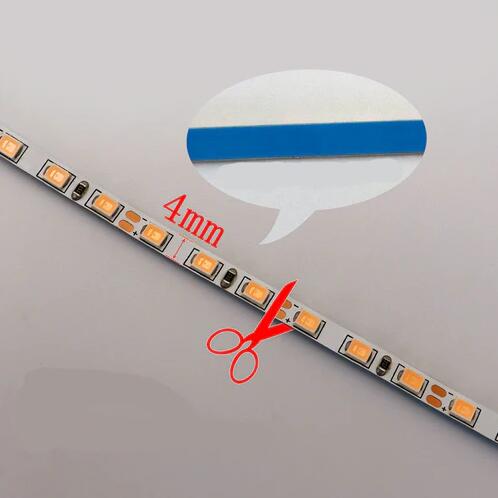 4MM Wide SMD2835-600 120LEDs per Meter Purple-ish Pink 12V 16.4FT (5Meters) Roll LED Strip Non-waterproof
