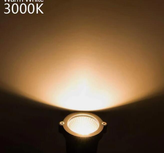 4 Pack 3W Outdoor Landscape Lights 12V Warm White 300 Lumens Waterproof IP67 Garden Lights
