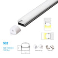 14.9*8.6MM LED Aluminum Profile with Semiround Milky White Cover for Ceiling or Wall Mounted