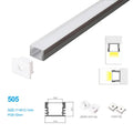 17.4MM*12.1MM LED Aluminum Channel Kit for LED Strips Mounting