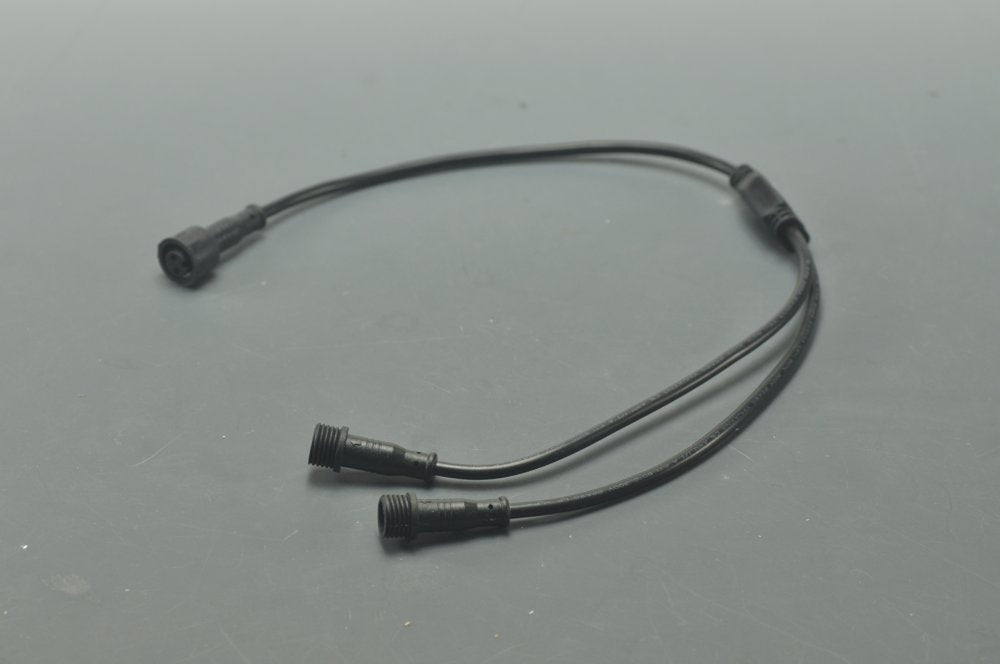 LED Light  Splitter  Female 2pin 1 to 2 Male Adapter Connector Cable  43cm