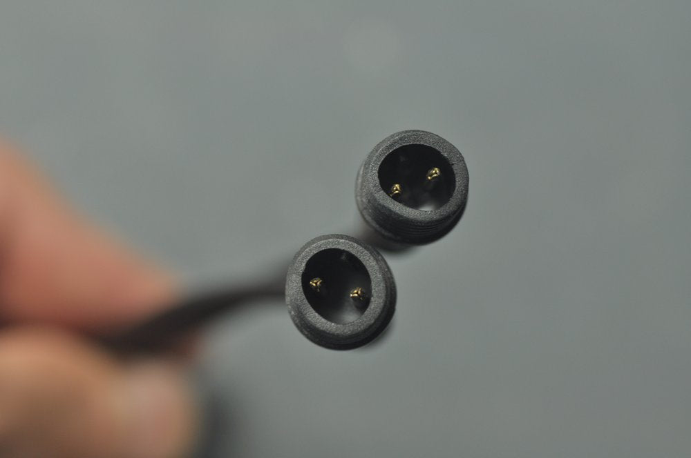 LED Light  Splitter  Female 2pin 1 to 2 Male Adapter Connector Cable  43cm