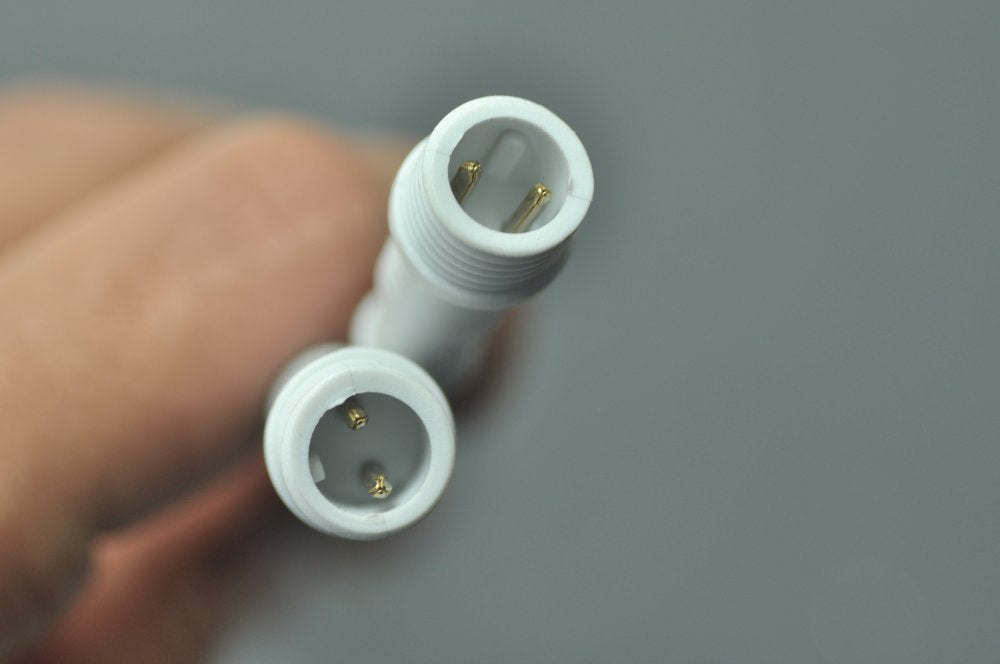 LED Light  Splitter  Female 2pin 1 to 2 Male Adapter Connector Cable  43cm