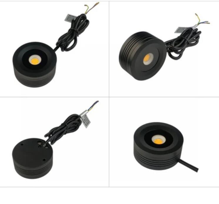 2Pack 5W Waterproof LED Puck Light IP65 Rated LED Undercabinet Light Dimmable Outdoor LED Wall Light