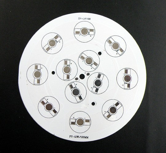 9W 12W 15W LED High Power Aluminum Plate Diameter 120mm