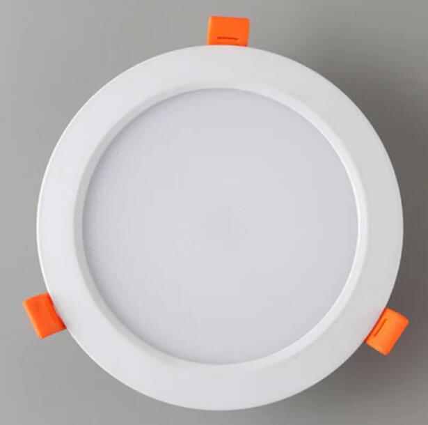 4 Pack RGBW Super Bright Modern Recessed LED Lighting 6W/8W 12V White Round LED Embedded Panel Lights Aluminum Indoor Ceiling Downlight Hotel Lighting Bar Lighting Dancing Room Lighting Restaurant Lighting