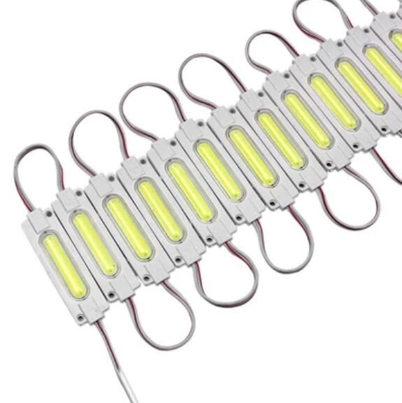 20pcs/pack LED Modules String with COB 2W LED 160°Beam DC12V 100LM 2W Module Light Waterproof IP65 with Adhesive Tape Back