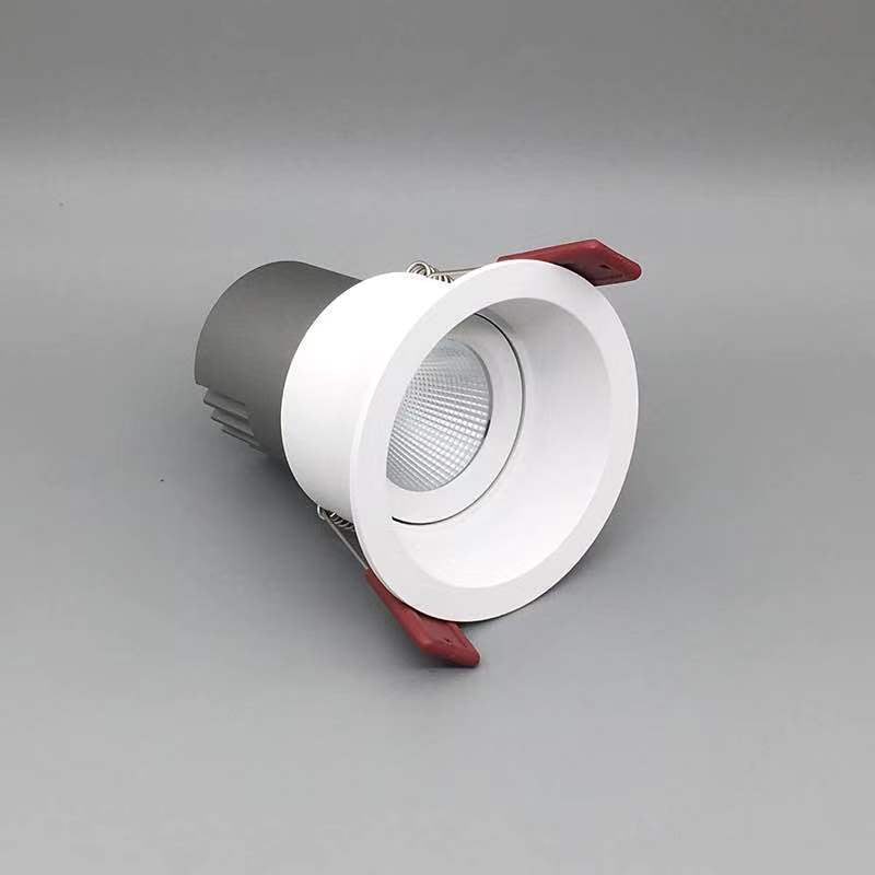 7W Downlight Led Spotlight Aluminum Embedded Anti-glare Aisle Light Home Background Wall Ceiling Light