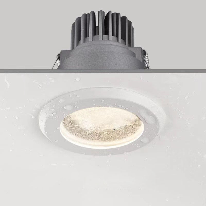 12W Waterproof Spotlight Cree LED High Color Rendering COB Embedded Anti-fog Dust-proof Bathroom Kitchen Downlight