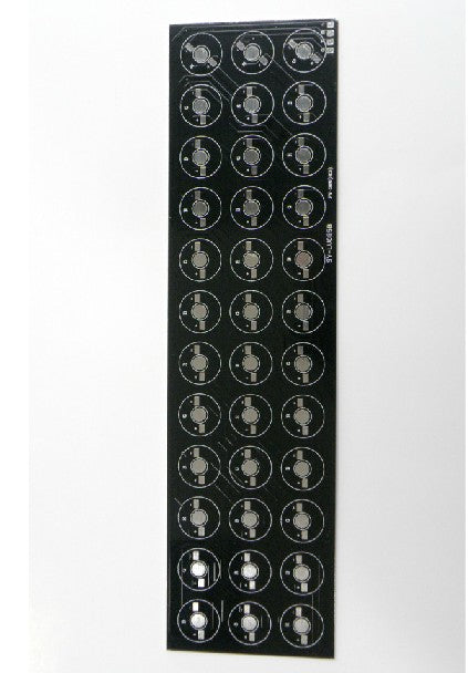 36W 300x80mm RGB LED High Power Rectangular Aluminum Plate 12 Series Connections Common Anode