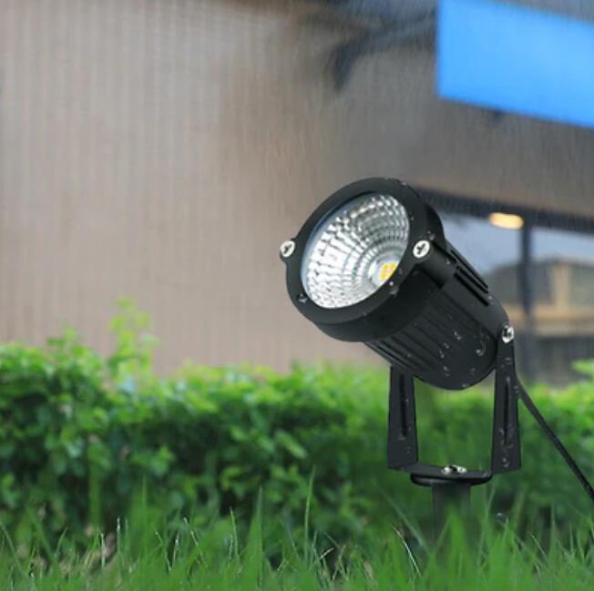 8 Pack 3W LED Landscape Lights Warm White 12V Waterproof Garden Pathway Lights Outdoor Spotlights