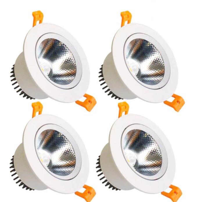 9W Dimmable LED Downlight CRI80 COB Ceiling Light Cut-out 3.35in (85mm) 80W Halogen Bulbs Equivalent
