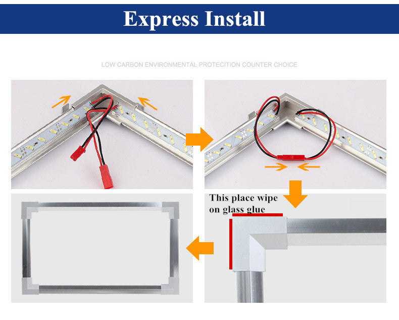 V Style LED Aluminium Extrusion  LED Aluminum Channel 1 meter(39.4inch) with Reflector