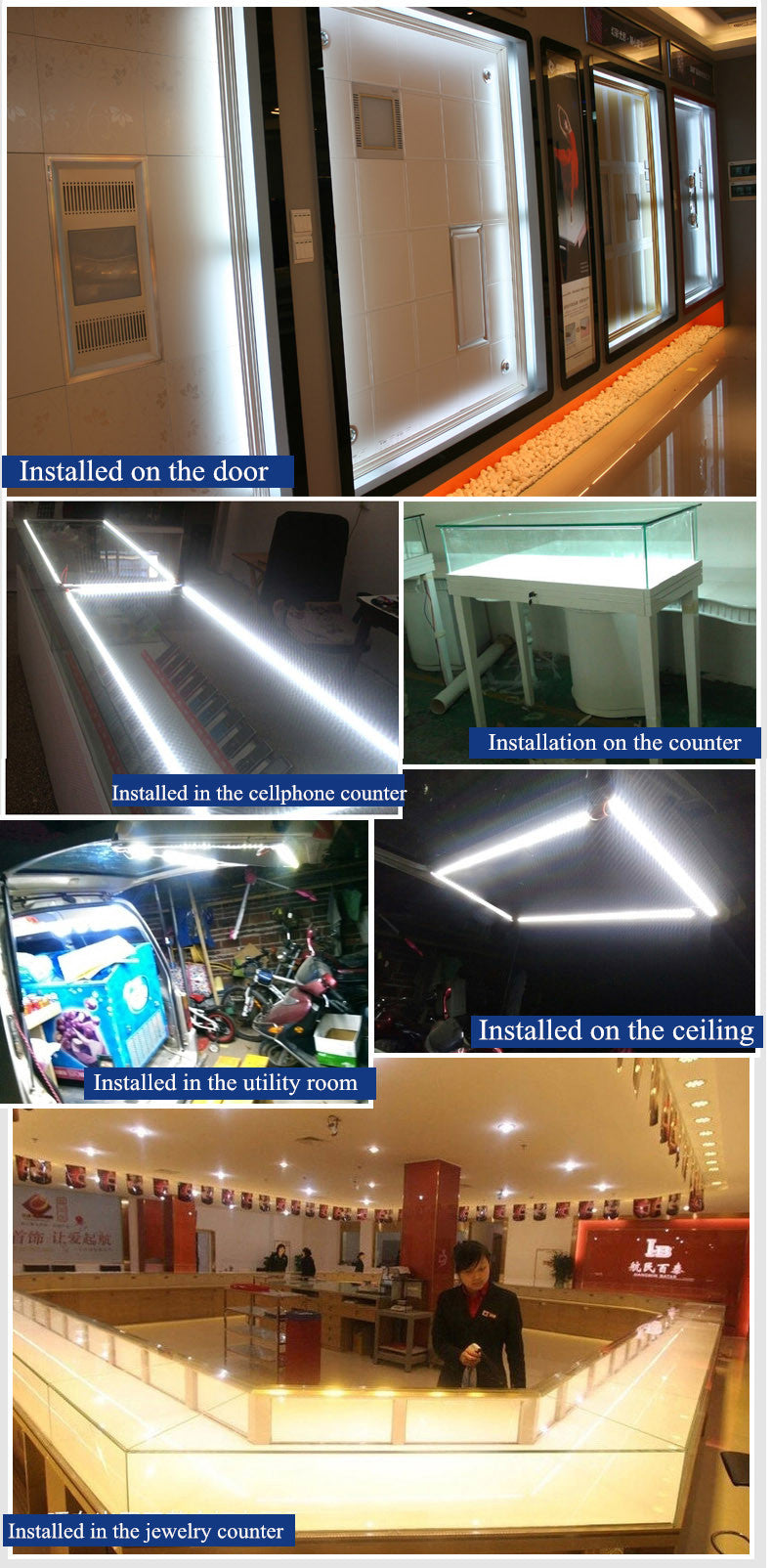 V Style LED Aluminium Extrusion  LED Aluminum Channel 0.6 meter(23.64inch) with Reflector