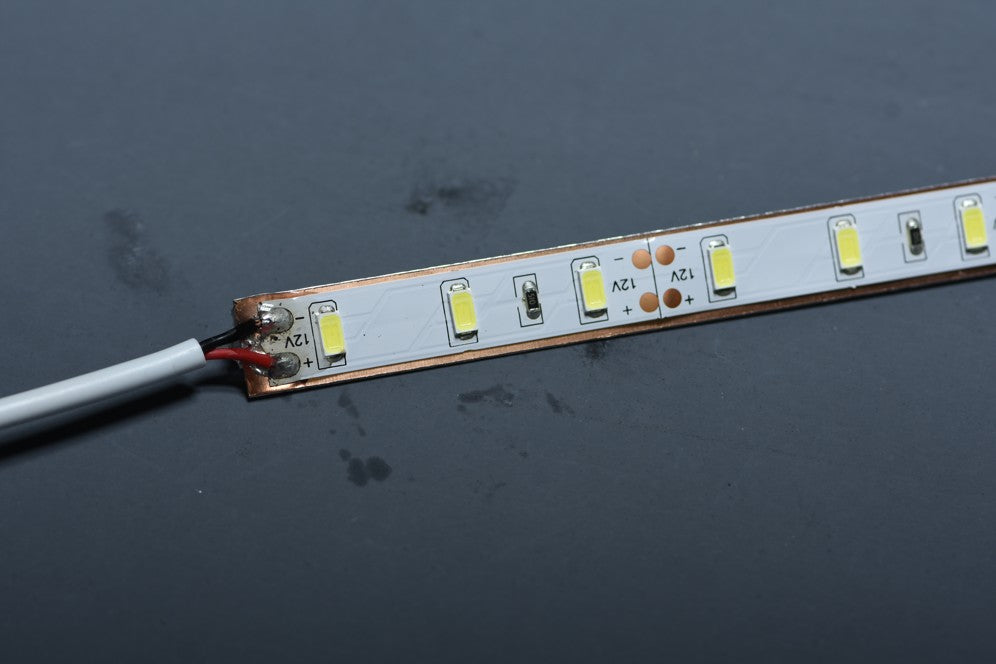 Waterproof 1Meter 39.5-Inch Plastic Bathroom Mirror Strip Light 90Â° Right Angle LED Under Cabinet Light  All in One Kit