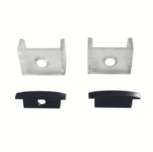 Black LED Profile U01 9x23mm U-Shape LED Aluminum Channel System
