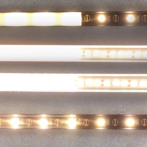 Black LED Profile U02 9x17mm U-Shape LED Aluminum Channel System