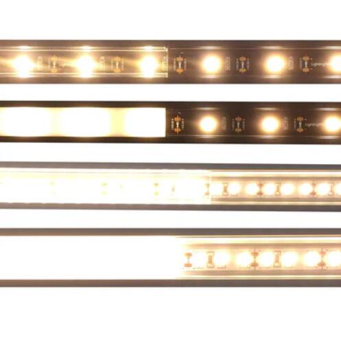 Black LED Profile V03 18x18mm V-Shape Corner LED Aluminum Channel System
